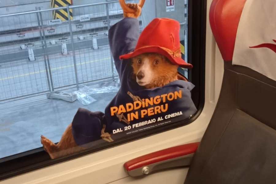 PADDINGTON SALE A BORDO DI ITALO GRAZIE A QMI